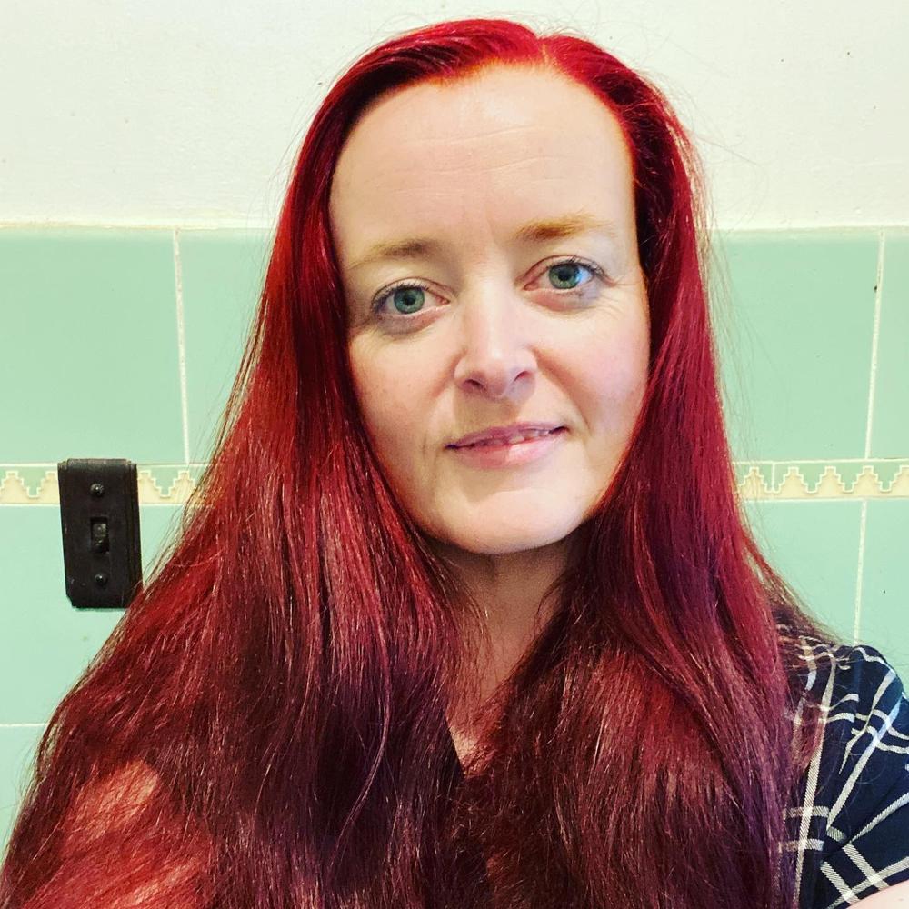 Deep Red Henna Hair Dye - Customer Photo From Lauren