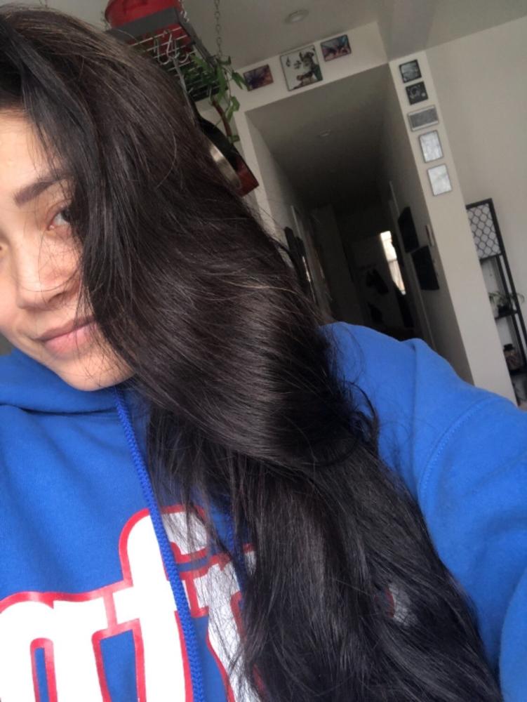 Dark Brown Henna Hair Dye - Customer Photo From Samantha Nitiutomo