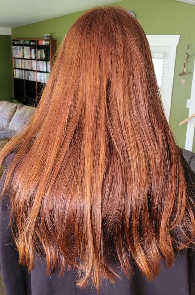 Auburn Henna Hair Dye - Customer Photo From ashley raymond