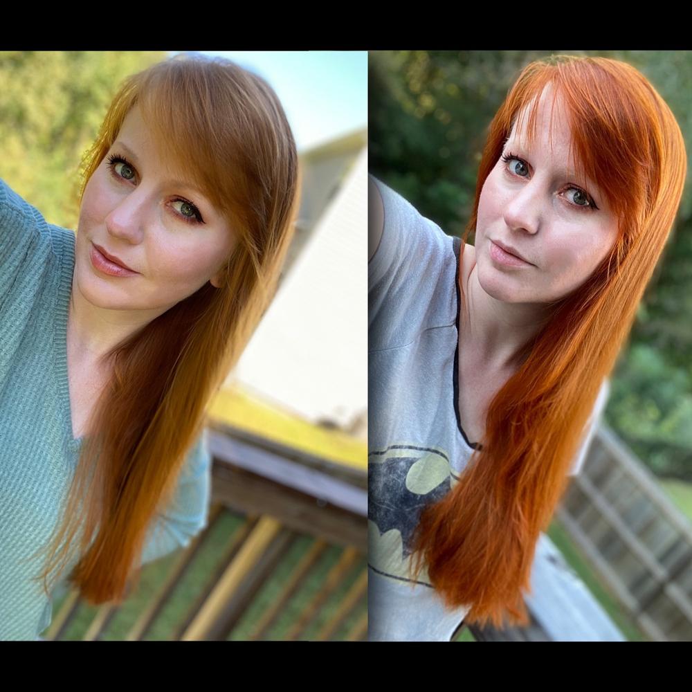 Natural Red Henna Hair Dye - Customer Photo From Jaclyn