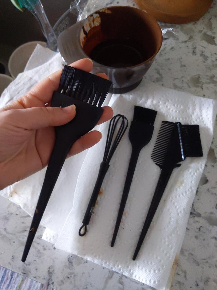 13 Pieces Hair Dyeing Kit - Reusable - Customer Photo From Courtney Taylor