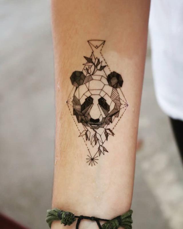 Geometrical Tattoos By Jasper Andres Beautifully Fuse Geometry With Nature   Bored Panda