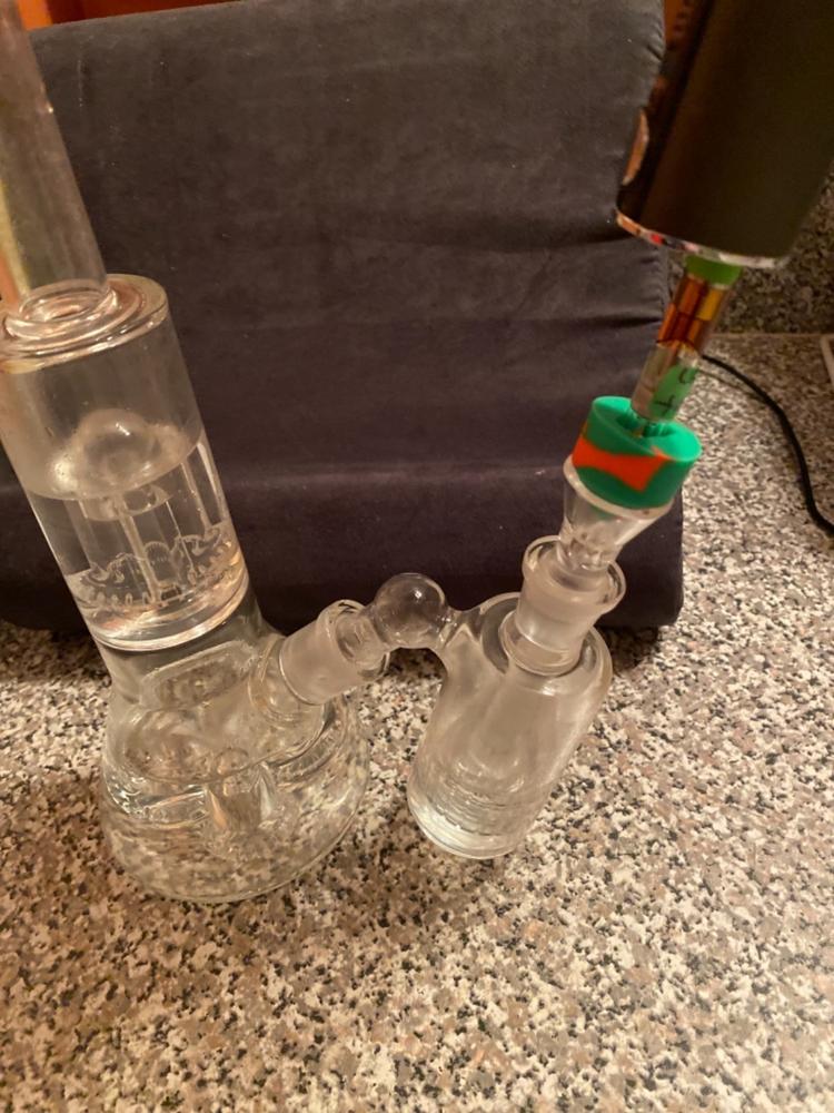 DabCap V4 - Fully Universal Vape to Bong Adapter - Customer Photo From John Z.