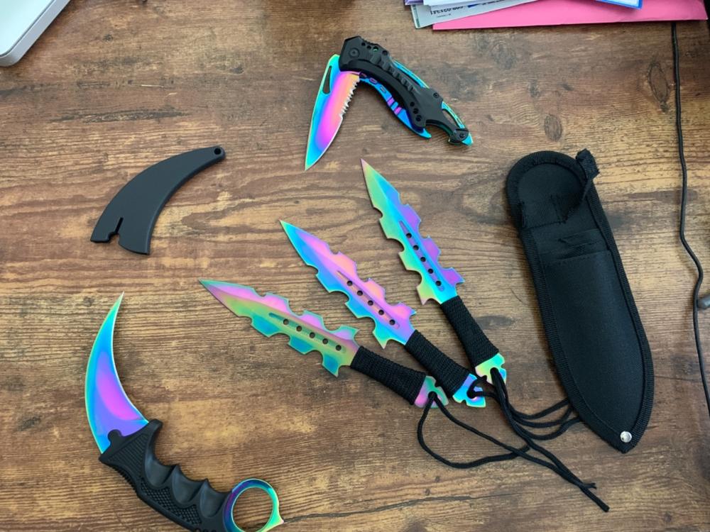 ALL RAINBOW TACTICAL MYSTERY SET - MEGAKNIFE