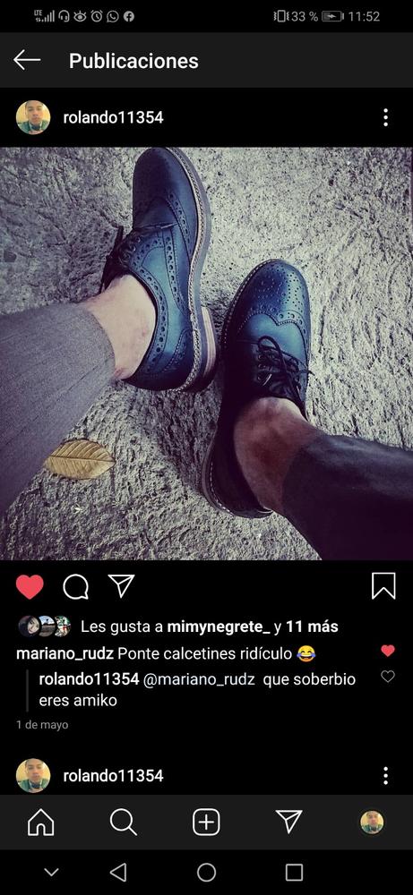 Viceversa – Zapatos Brogue Color Azul - Customer Photo From Rolando Muñoz López 