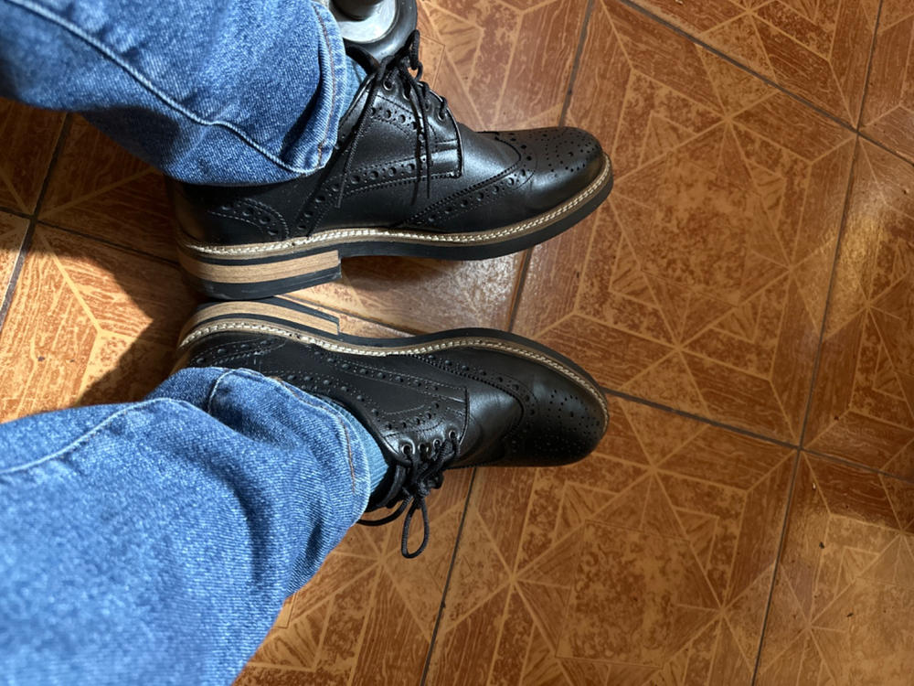 Viceversa – Zapatos Brogue Color Negro - Customer Photo From David Ovalle