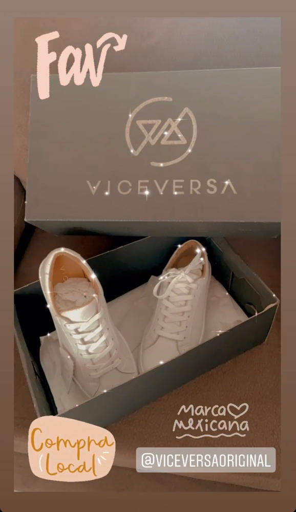 Viceversa – Tenis Color Blanco para Mujer - Customer Photo From María Paula García Saucedo