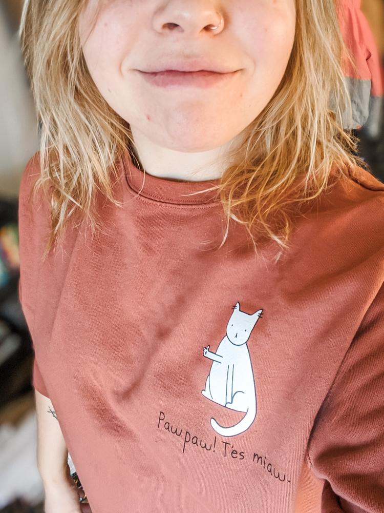 Paw Paw! Tes Miaw - Sweatshirt - Customer Photo From Annick Paquette