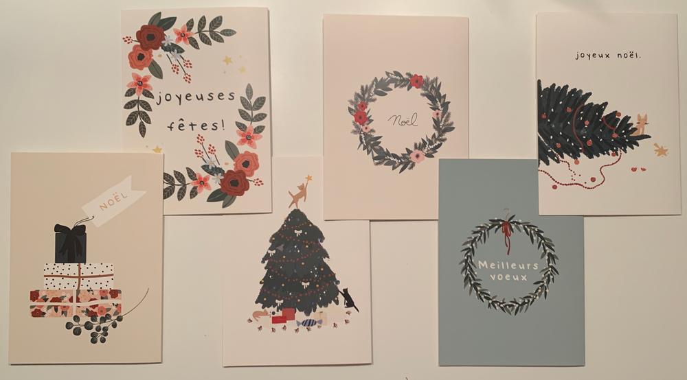 Defect Christmas Greeting Card - Pack of 6 - Customer Photo From Christiane B.