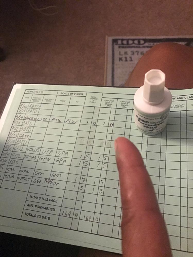 Aero Green Correction Fluid