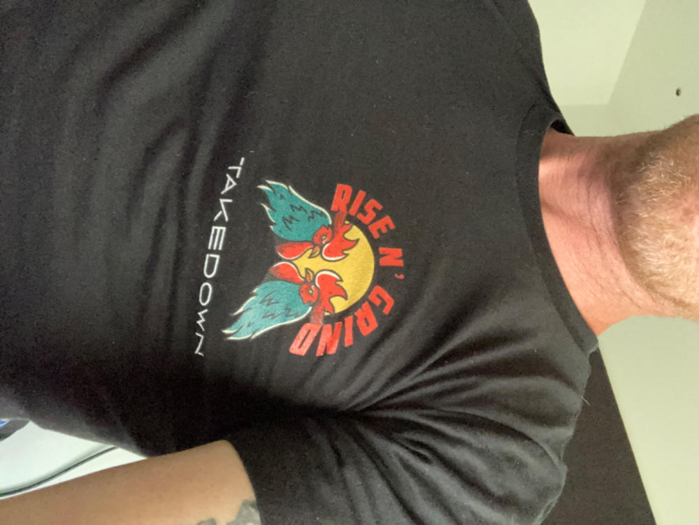 Rise N Grind Graphic T-Shirt - Customer Photo From David Derby