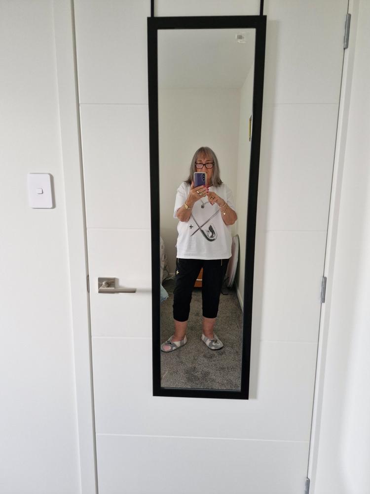 Federation Frankie Tee Pinned Heart White - Customer Photo From Rose Callender