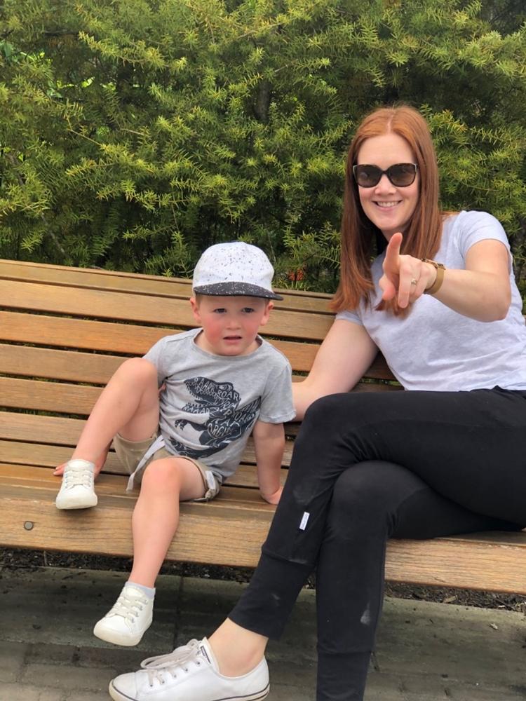 Home-Lee Apartment Pants Black with White X - Customer Photo From Angela Vandy