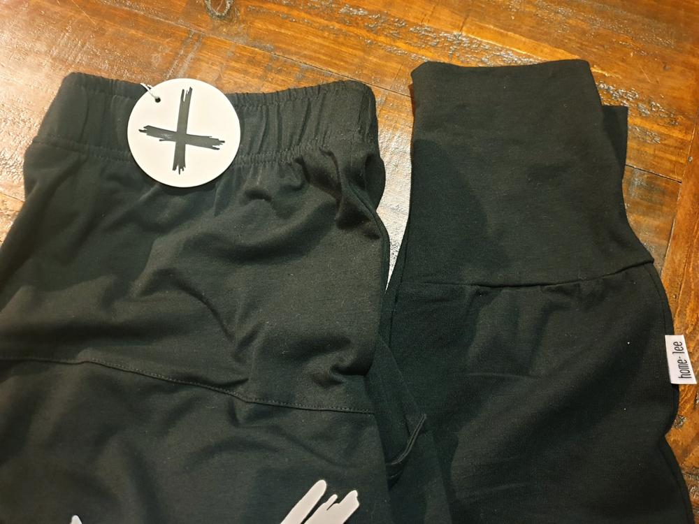 Home-Lee Apartment Pants Black with White X - Customer Photo From Heidi G.