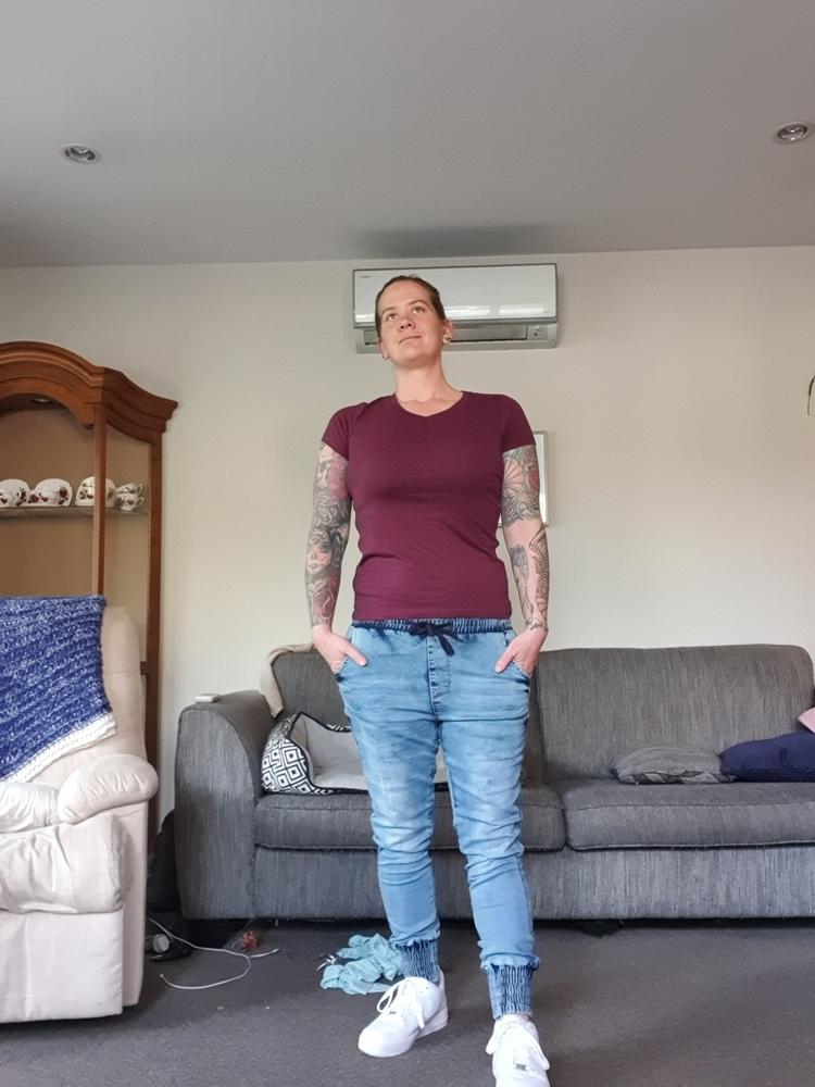 Home Lee Weekender Jeans Snow Wash - Customer Photo From Kayla Pugsley