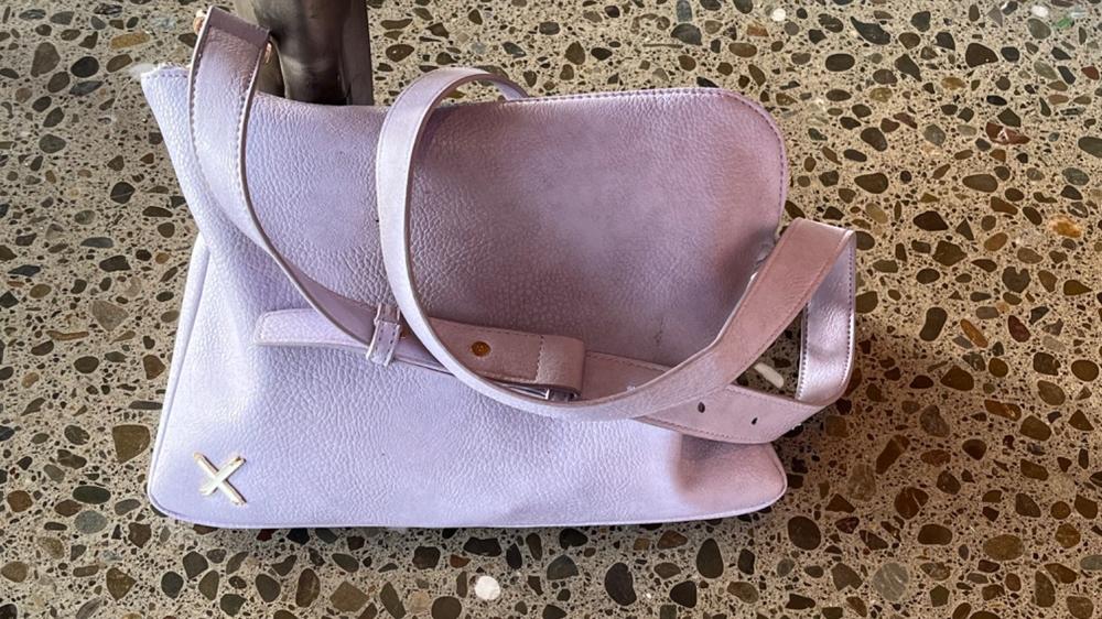 Home-Lee Oversized Clutch Lilac - Customer Photo From Malinda Christensen