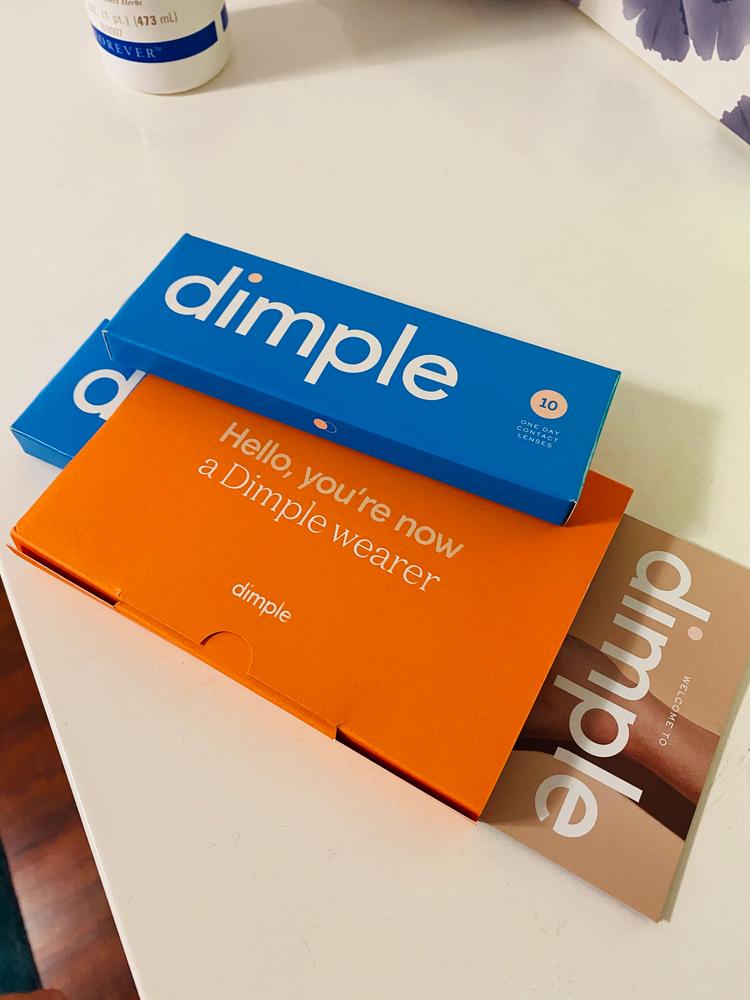 Dimple Daily Contacts (Trial) - Customer Photo From Nafissa