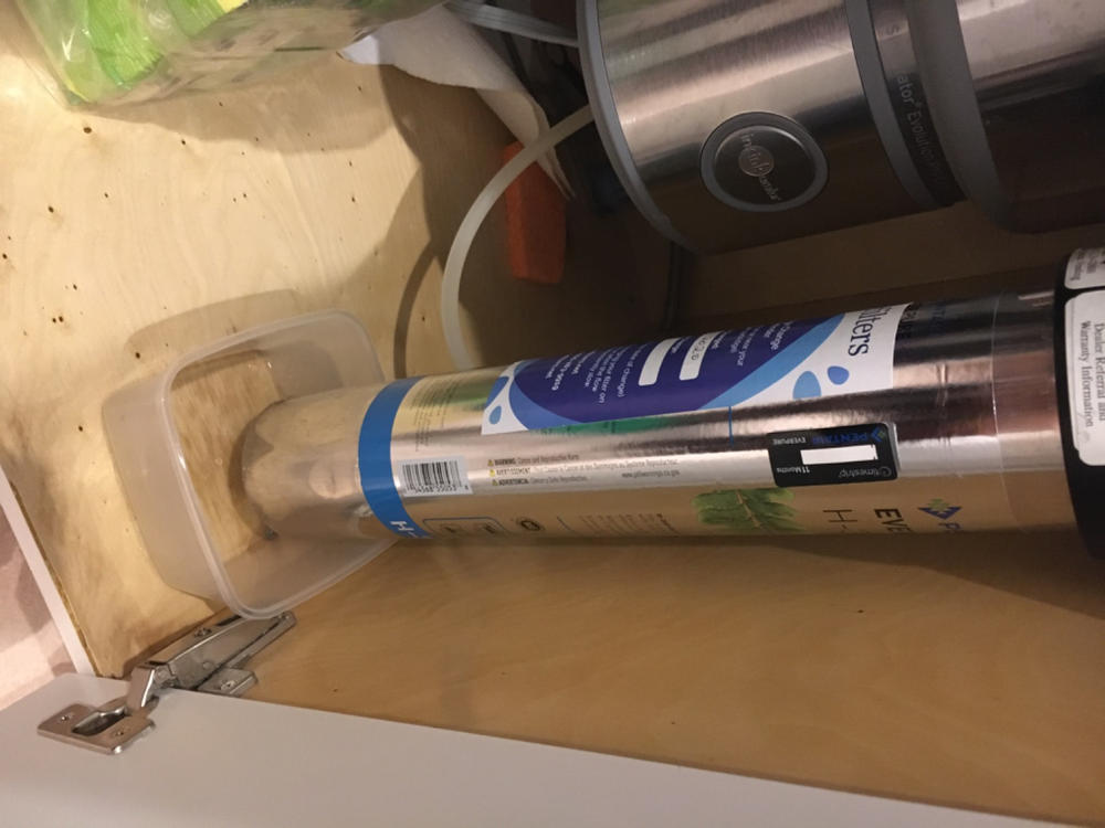 Everpure H-300 Drinking Water Cartridge EV9270-71 (300 gallons) - Customer Photo From Anonymous