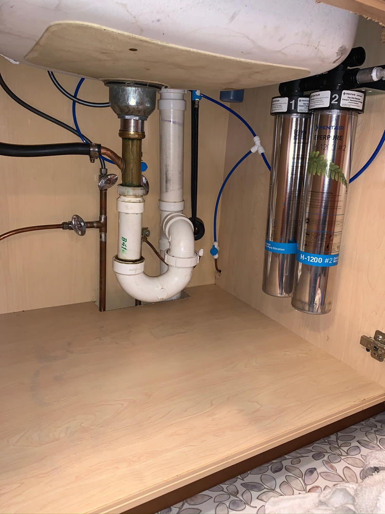 Everpure H-1200 Drinking Water Cartridge kit EV9282-01 (1,000 gallons) - Customer Photo From Anonymous
