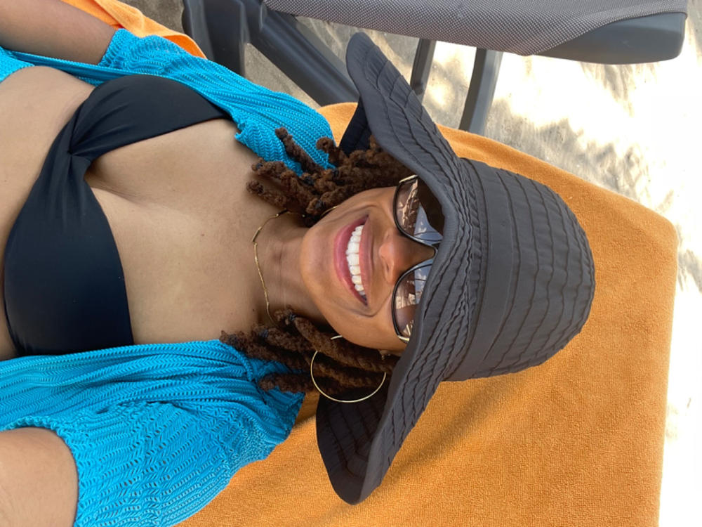 Ginger Sun Hat Packable Foldable - Customer Photo From LaAisha L.