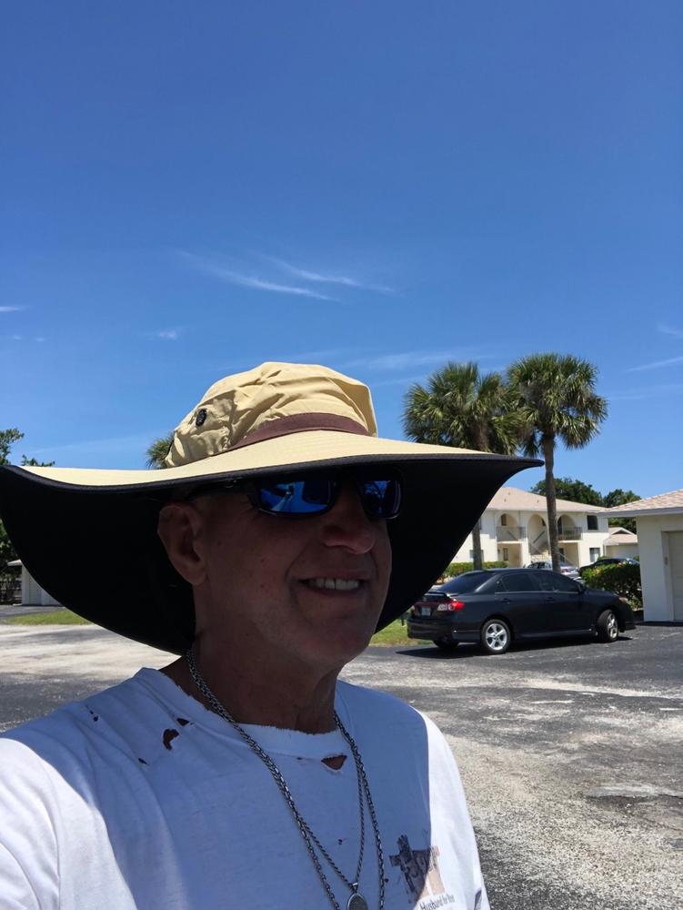 Cruz Packable Fishing Hat For Men & Women Fits Large Heads Washable Chin Strap UPF 50+ - Customer Photo From John R.