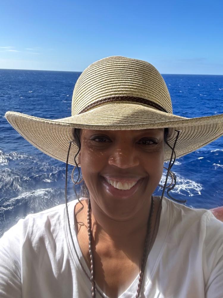 Outrigger Large Head Summer Hat - Customer Photo From Valerie N.