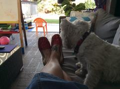 Gloriasandals Red Glitter Review