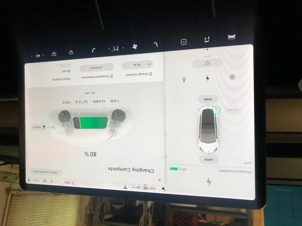 [Version 2] Premium Quality Touch Screen Protector for Tesla Model Y and Model 3 - Customer Photo From Nathaniel H.
