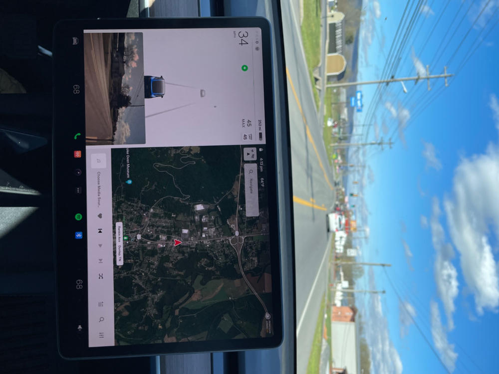 [Version 2] Premium Quality Touch Screen Protector for Tesla Model Y and Model 3 - Customer Photo From Venetia Coffey