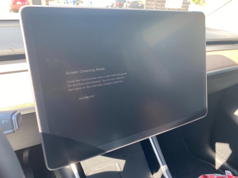 [Version 2] Premium Quality Touch Screen Protector for Tesla Model Y and Model 3 - Customer Photo From Kaushik Veera