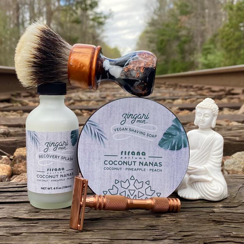 Coconut Nanas Vegan Shave Soap - Customer Photo From John B.