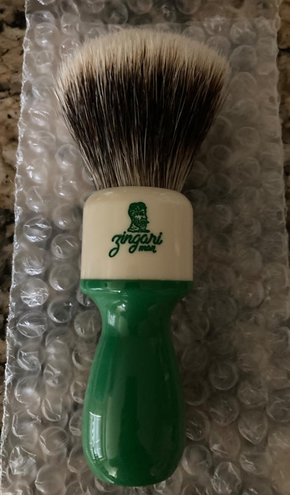 Zingari Man Badger shaving brush - Customer Photo From NICHOLAS C.