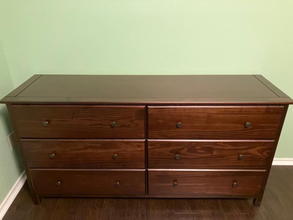 Shaker 6-Drawer Dresser – Grain Wood Furniture