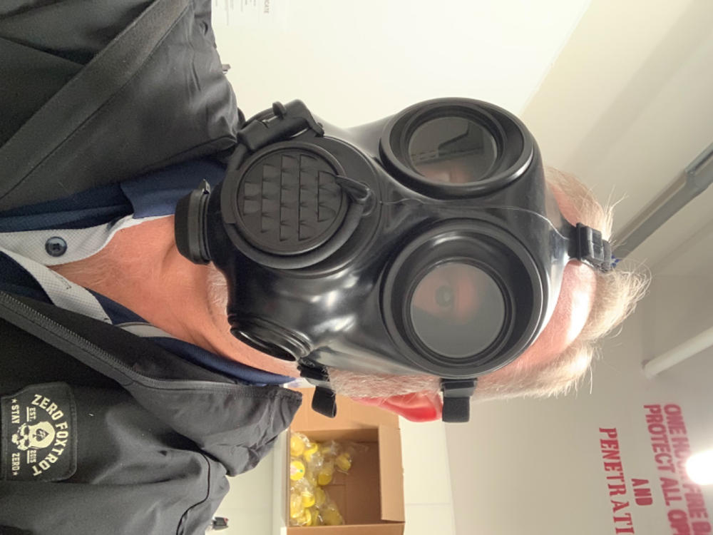 MIRA Safety CM-7M Military Gas Mask - CBRN Protection Military Special Forces, Police Squads, and Rescue Teams - Customer Photo From Austin Kennedy