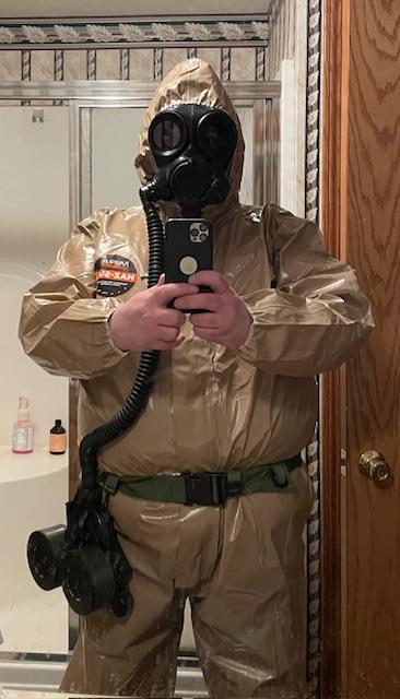 MIRA Safety HAZ-SUIT Protective CBRN HAZMAT Suit - Customer Photo From Mike Evans