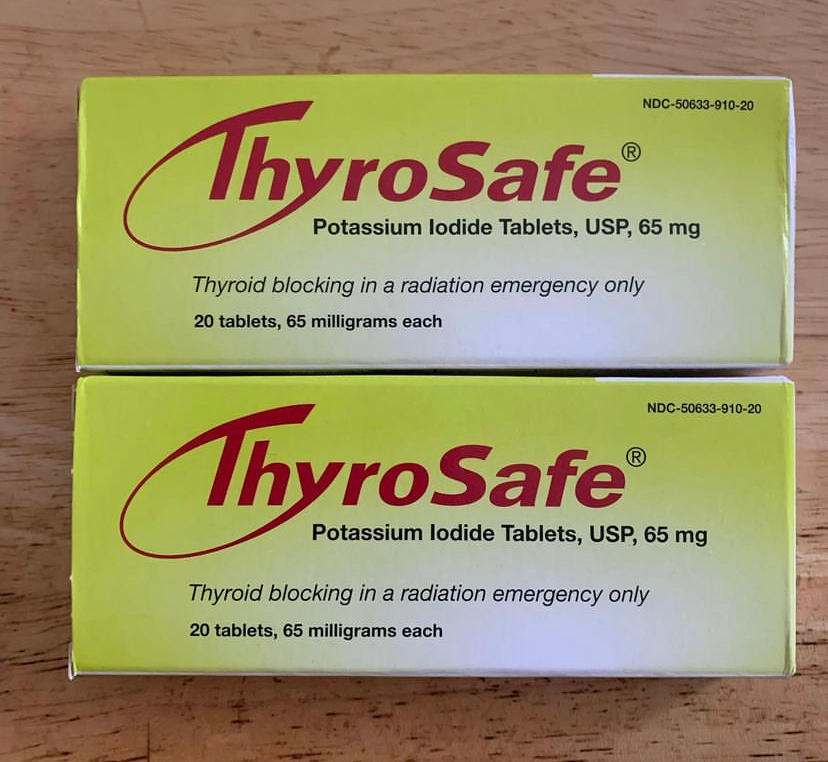 FDA Approved Thyrosafe Potassium Iodide (KI) Tablets - Protects Against Radioactive Iodine - Customer Photo From William Gipson