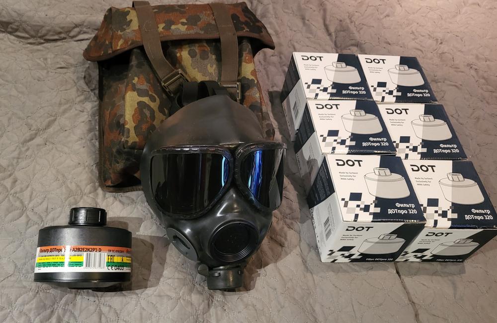 MIRA Safety DotPro 320 40mm Gas Mask Filter - Customer Photo From Don