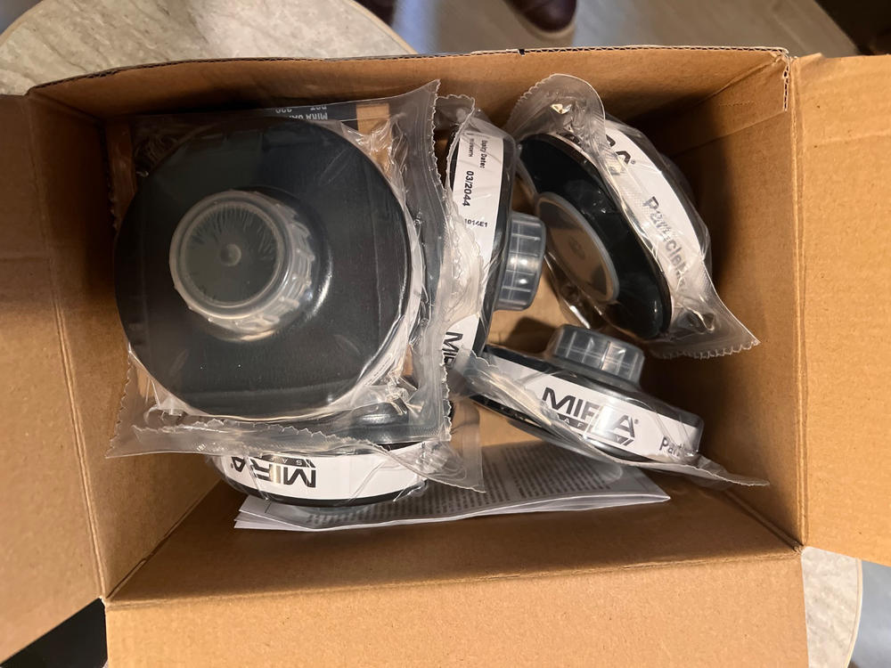 ParticleMax P3 Filter - Virus Protection Respirator Filters (6 Pack) - Customer Photo From Anonymous