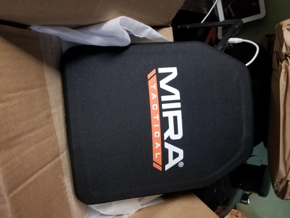 MIRA Tactical Level 4 Body Armor Plate - Customer Photo From Gus Villacis