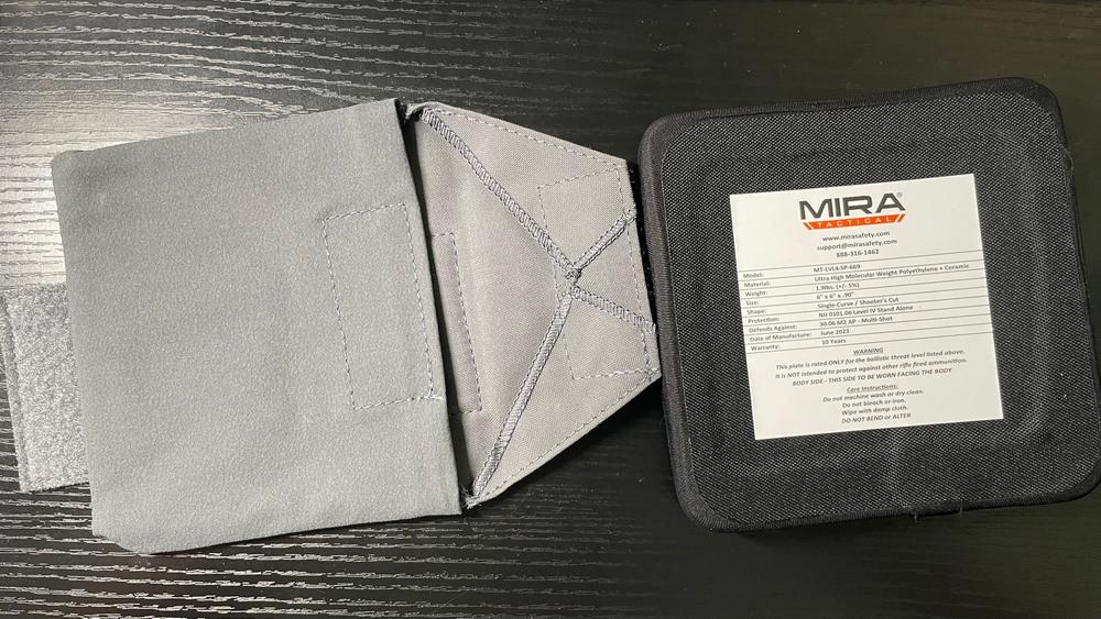 NIJ Certified Level 4 Bullet Proof Body Armor Plate - Customer Photo From Luke