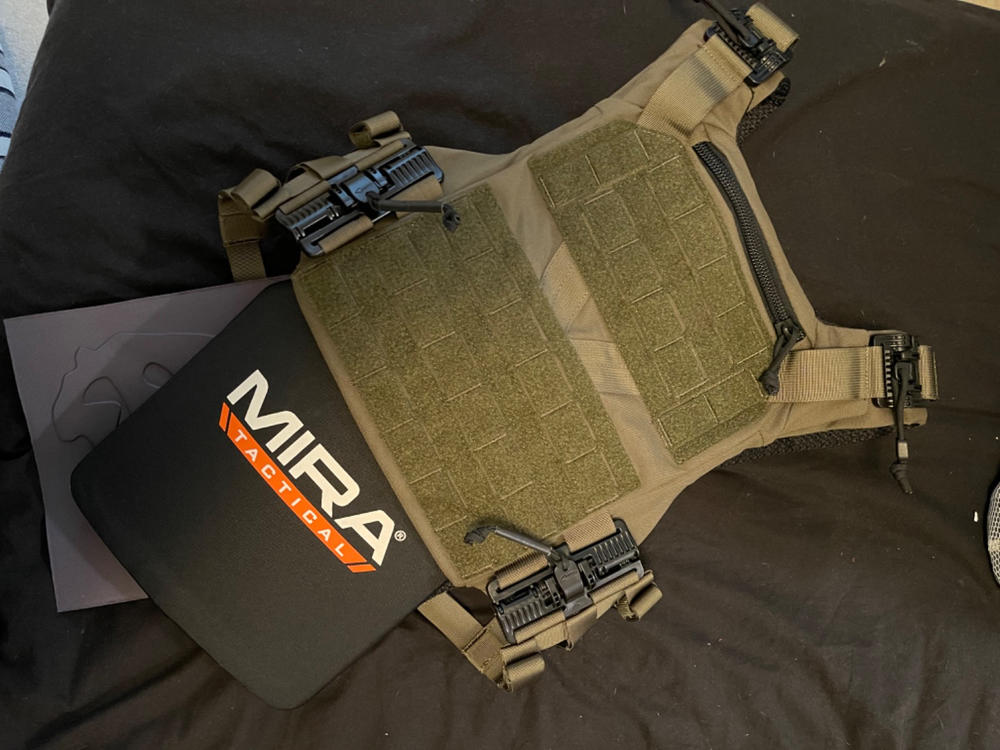 MIRA Tactical Level 4 Body Armor Plate - Customer Photo From Brandon Roque