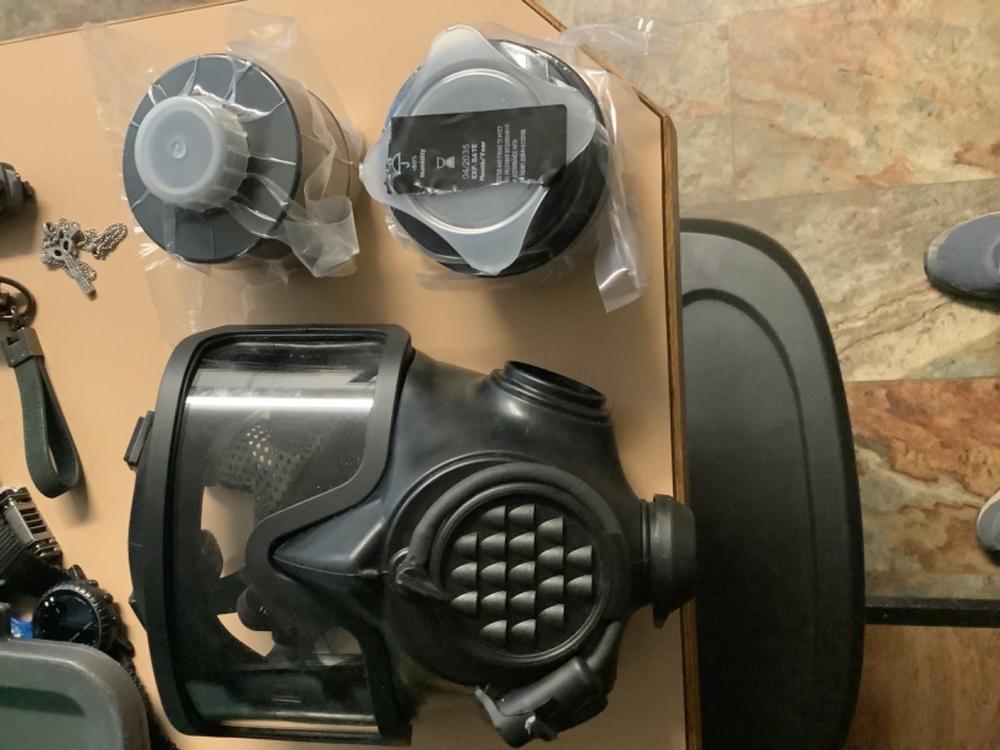 Lightweight CBRN Gas Mask Filter - NBC-17 SOF 40mm NATO Filter - 10 Year Shelf Life - Customer Photo From Kevin Kennedy