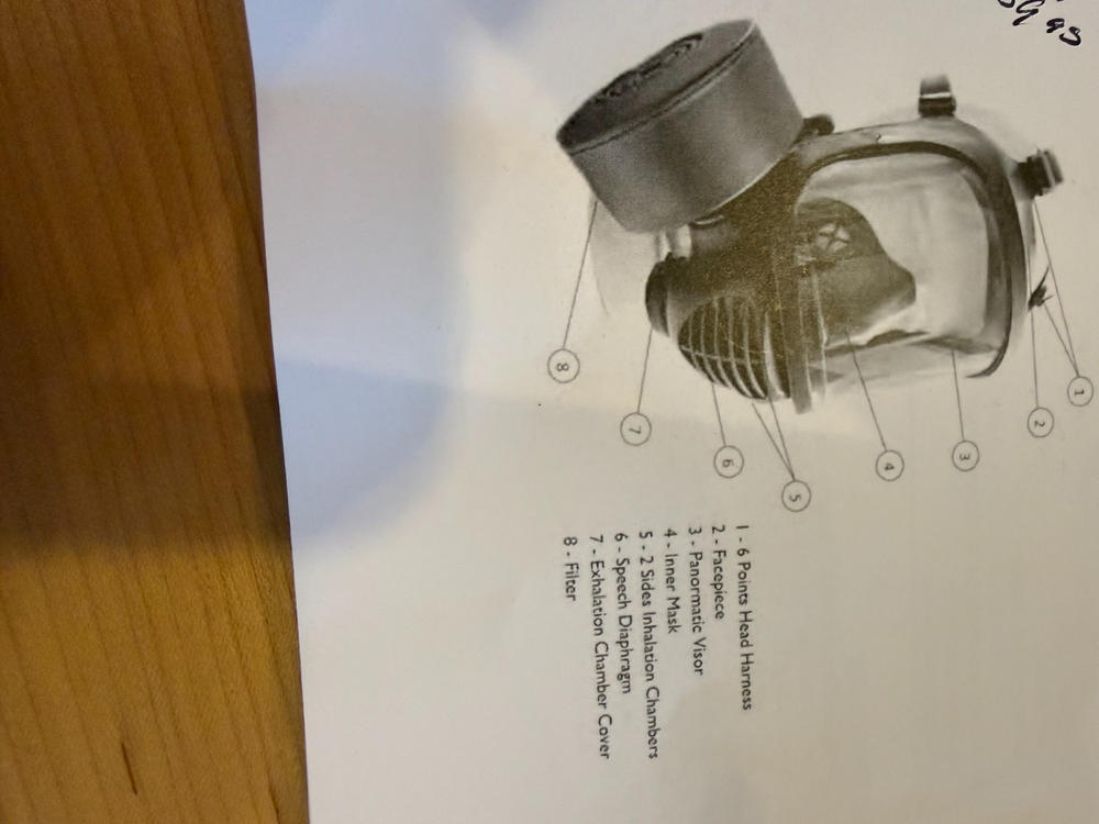 Tactical Gas Mask CM-6M® - Full Face Respirator for CBRN Defense - Customer Photo From Lynn Smith