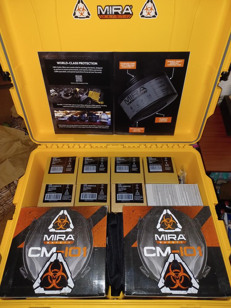 MIRA Safety VK-700 Advanced Smoke & Carbon Monoxide Filter Cartridges - Customer Photo From Tim G.