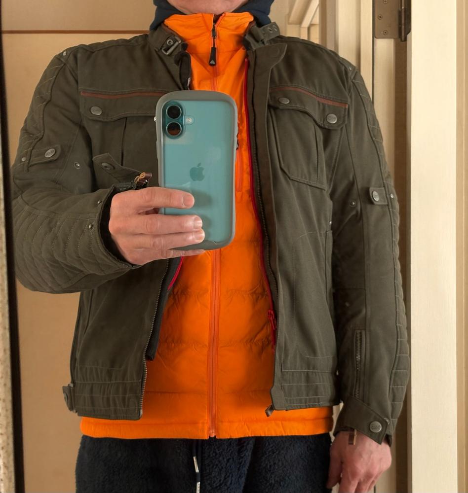 Recycled Mid-layer Jacket Orange | Men - Customer Photo From Atsuo Taki
