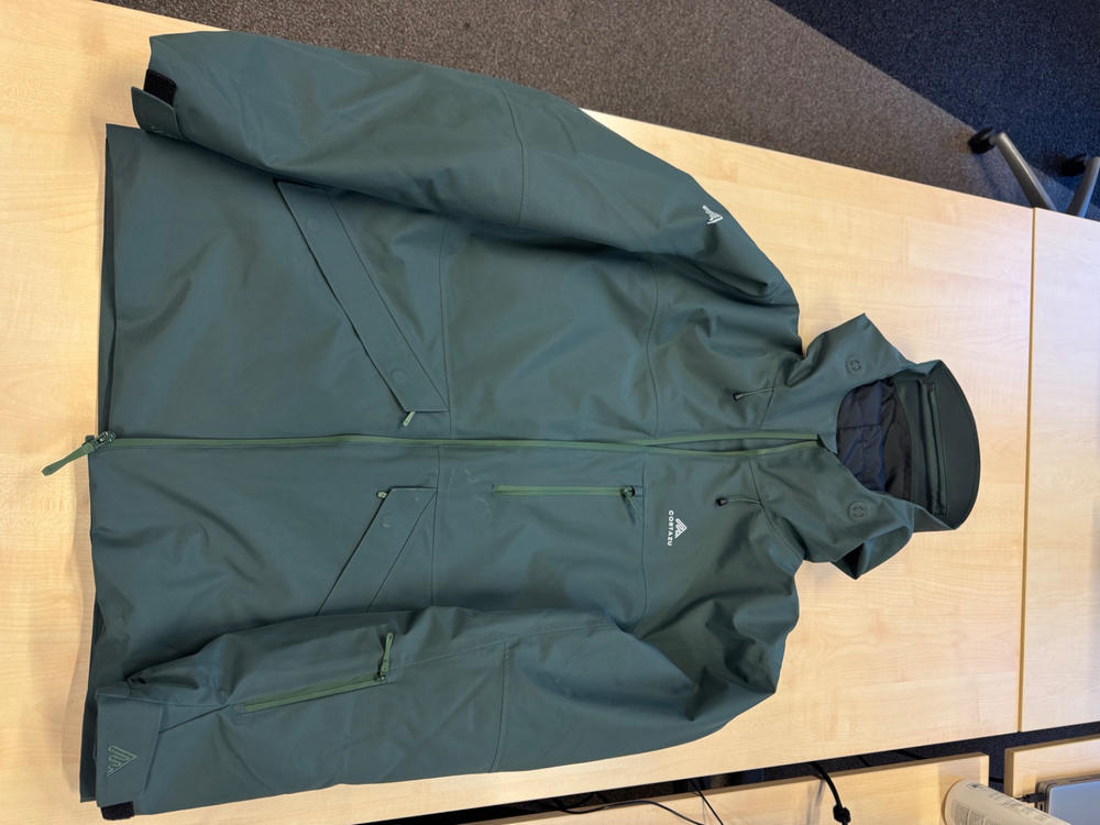 Nunatak INS Hardshell Ski Jacket 7M Dark Green | Men - Customer Photo From John Vermeulen