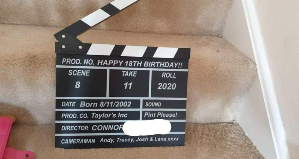 Clapperboard - Customer Photo From Tracey T.