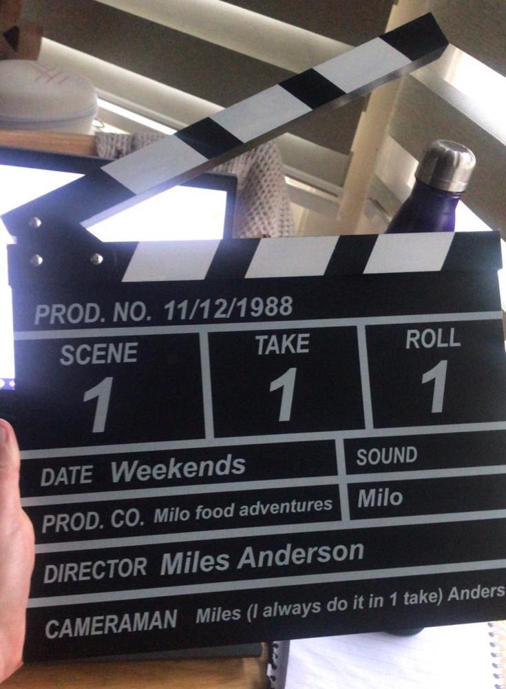 Clapperboard - Customer Photo From Piper H.