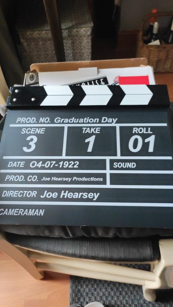 Clapperboard - Customer Photo From Jennifer K.