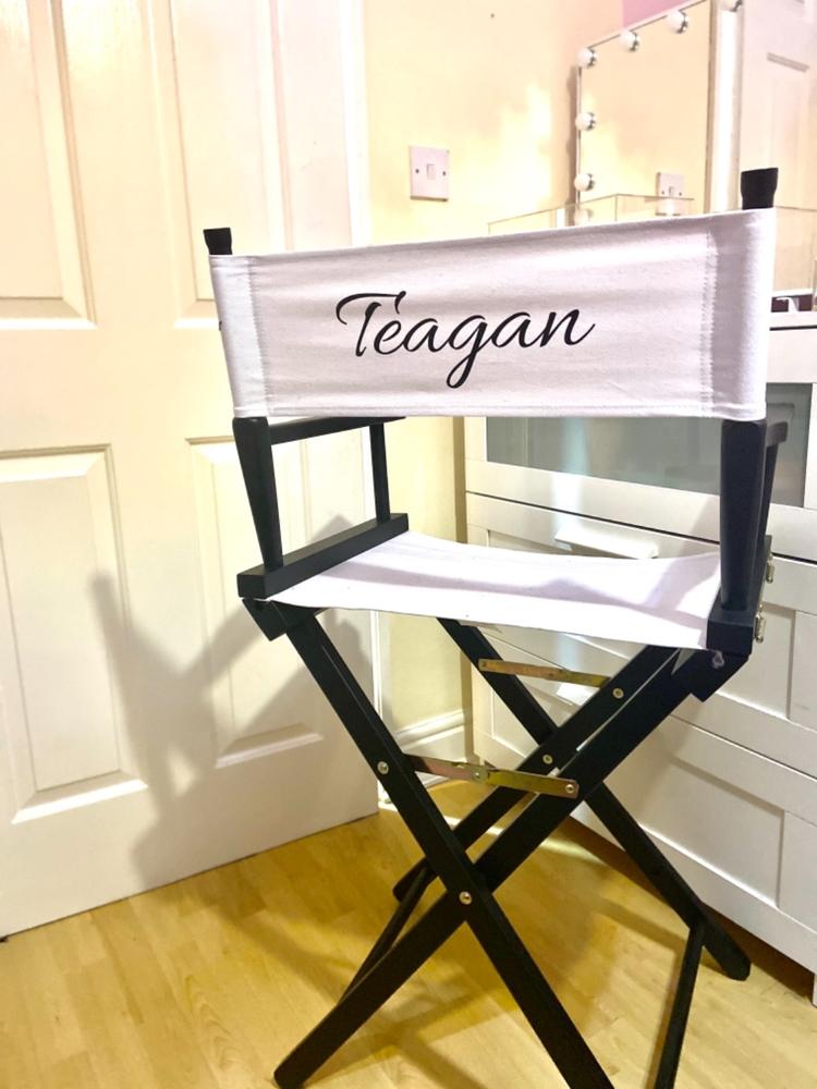 Mid-Height Cosmetic Chair - Customer Photo From Teagan A.